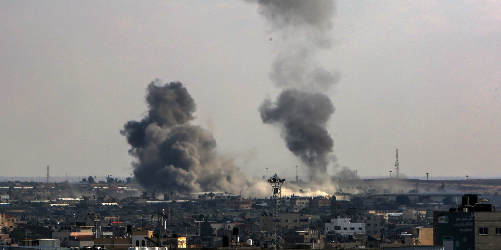 Gaza-Sträif no israeleschen Attacken | © picture alliance/dpa | Abed Rahim Khatib