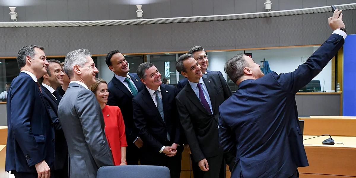 Ee leschte Selfie mat anere Staatscheffen. | © European Union