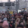 Groussen Zoulaf bei Anti-AfD-Demoen