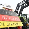 Mam Zil Europaplaz zu Schengen: Weider däitsch Bauereprotester am Grenzgebitt | © picture alliance/dpa | Bernd Weißbrod