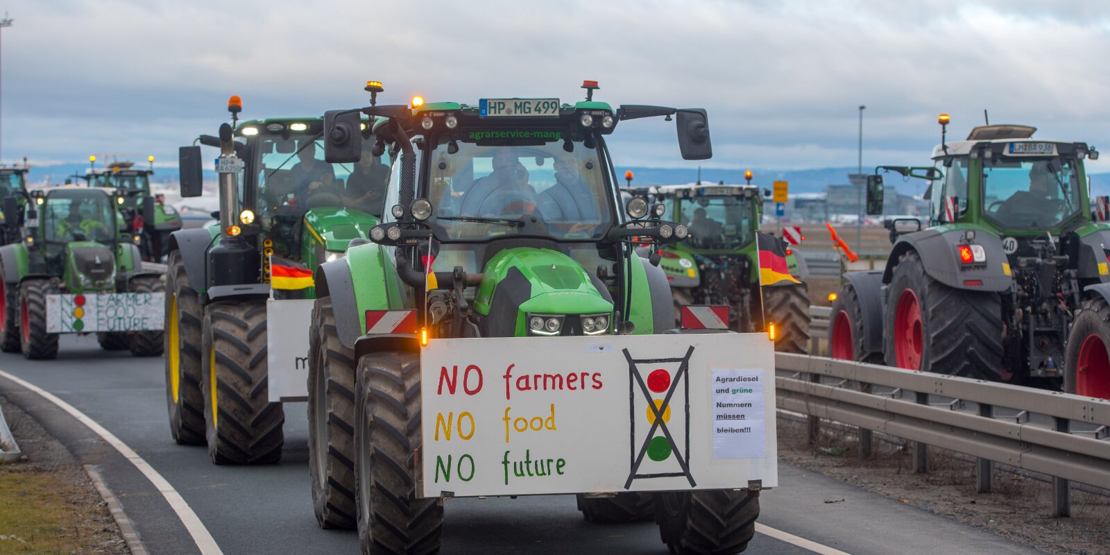 Bauereprotest | © picture alliance / Presse- und Wirtschaftsdienst | Bernd Kammerer