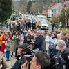 De Sonndeg gouf virun der russescher Ambassade protestéiert