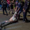 Weider Protester géint d'Regierung an Israel | © picture alliance/dpa | Ilia Yefimovich