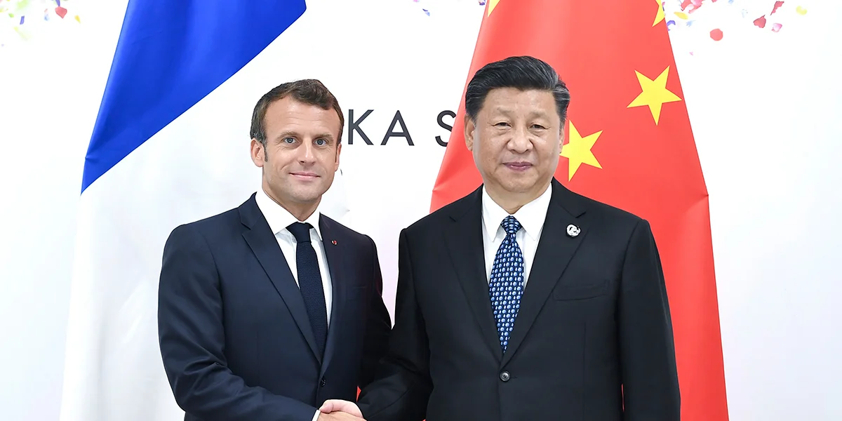 Macron Xi Jinping | © picture alliance / Photoshot 