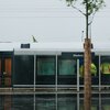 Luxtram test vun haut un d'Streck op de Findel | © Ville de Luxembourg