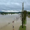 Déi héich Flosspeegele gi lues zeréck, just nach Alerte Orange vu Meteolux