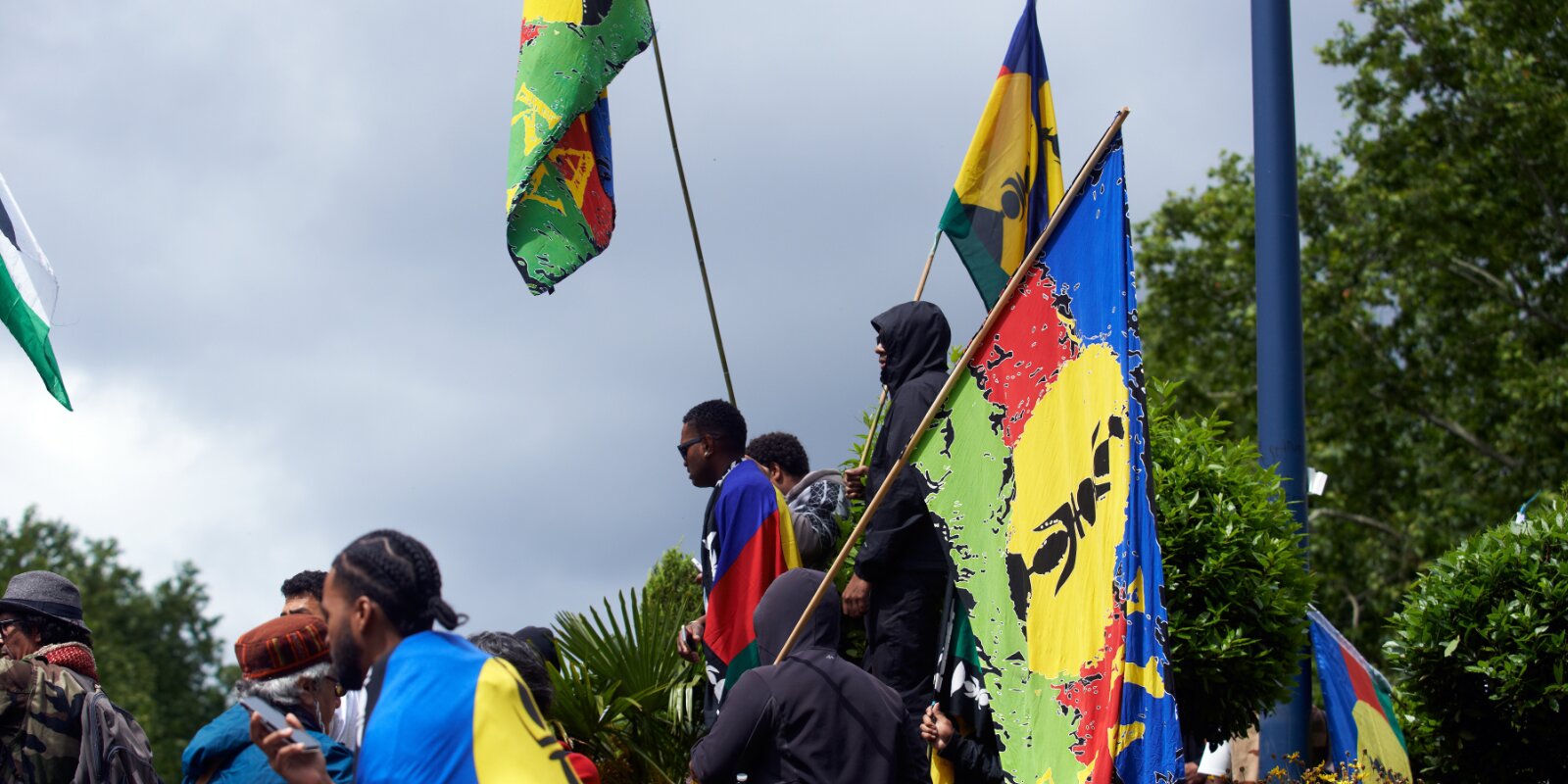 Demonstranten an Neikaledonien | © picture alliance / NurPhoto | Alain Pitton