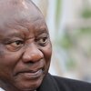 Südafrikanesche President Cyril Ramaphosa trëtt seng zweeten Amtszäit un | © picture alliance / Photoshot