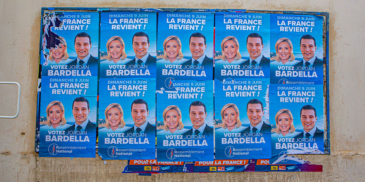 Rassemblement National Plakater | © picture alliance / Goldmann