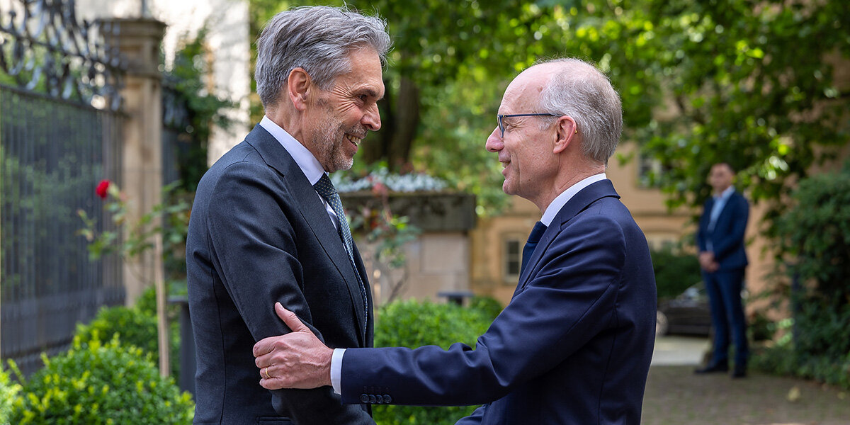 Dick Schoof Luc Frieden | © SIP/clp@pt.lu