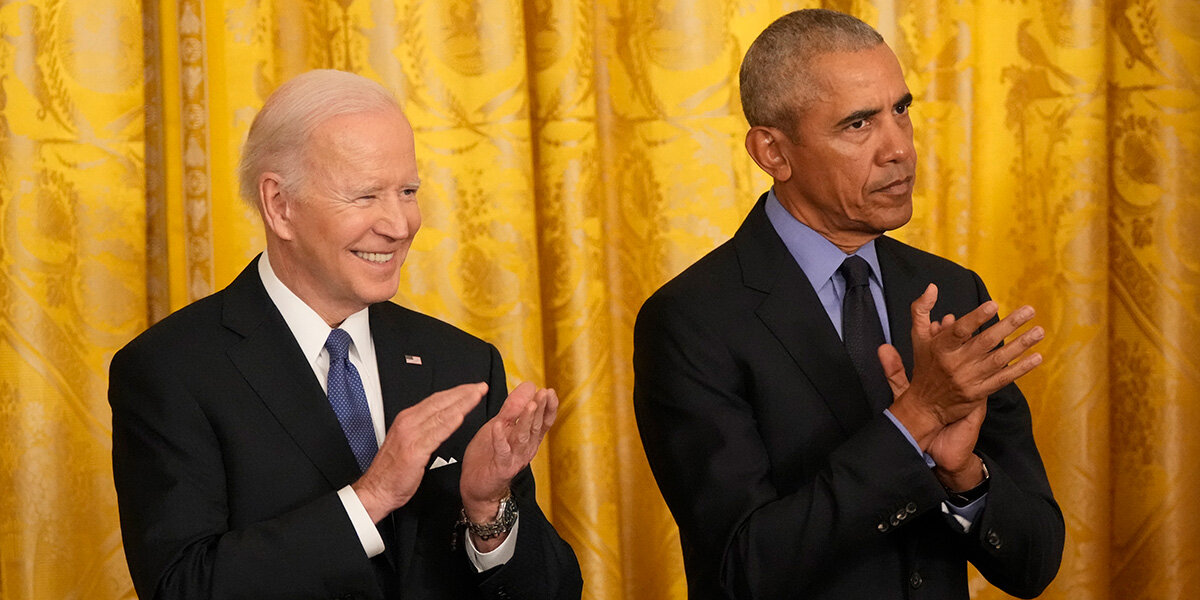 Barack Obama an Joe Biden | © picture alliance / Consolidated News Photos | Chris Kleponis - Pool via CNP