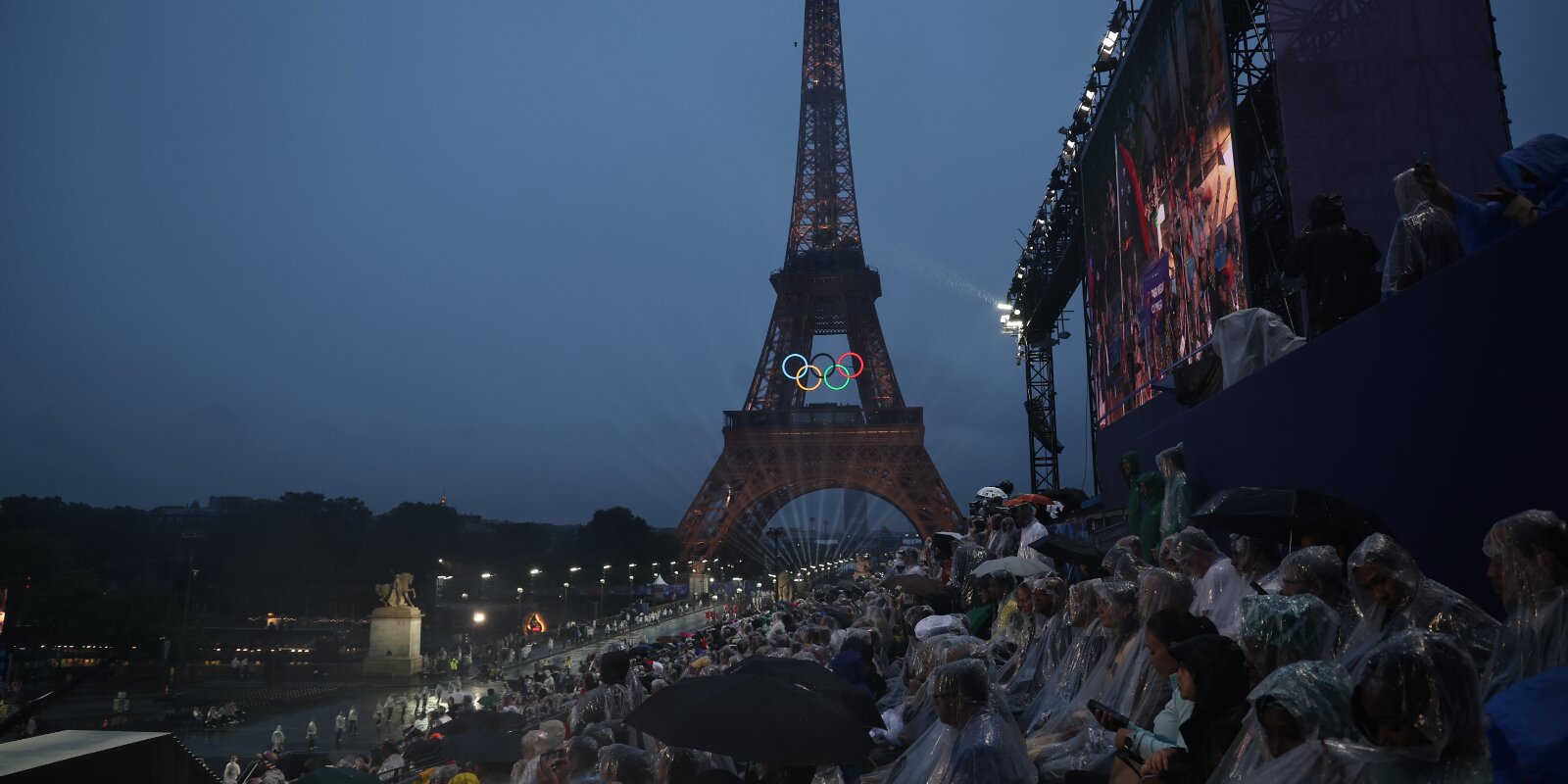 Eng spektakulär Erëffnungsfeier, Reen an een ongléckleche Feeler | © Philip Crowther, fir den 100,7, zu Paräis. 