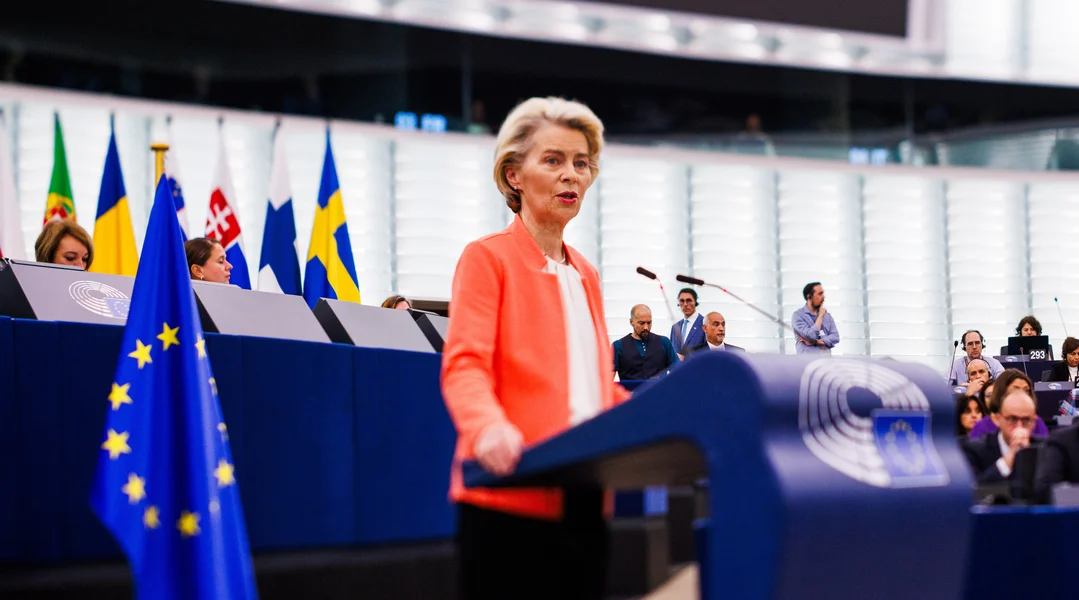 EU-Staats a Regierungscheffen eenege sech op 2. Amtszäit fir Ursula von der Leyen | © picture alliance/dpa | Philipp von Ditfurth