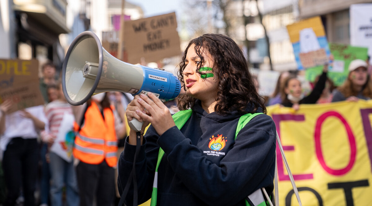 Youth for Climate um Klimastreik am Mäerz 2022. | © Tessy Troes