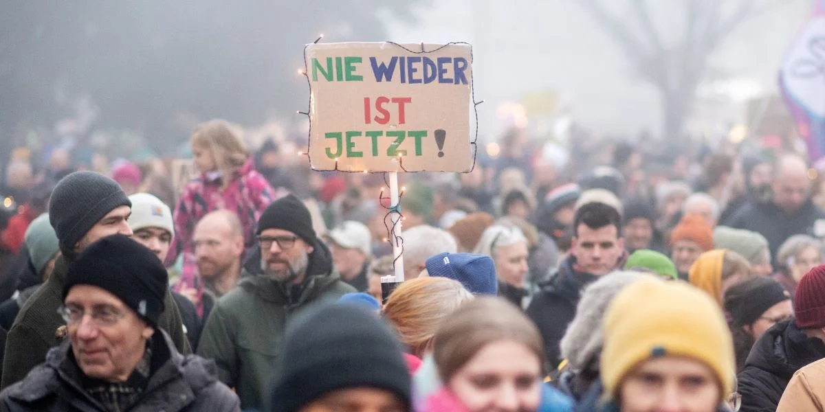 Däitschland: Och dëse Weekend Protester géint de Rietsextremismus | © picture alliance / Hauke-Christian Dittrich | Hauke-Christian Dittrich