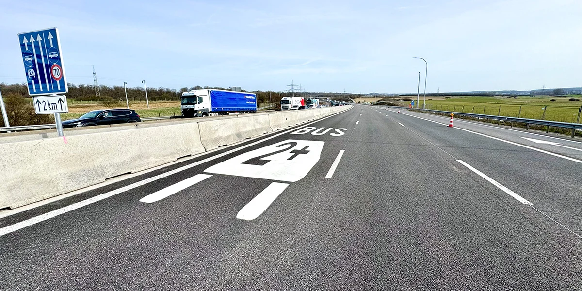 No dräi Joer Chantier geet dat méi breet Stéck op der Diddelenger A3 op | © Serge Kesseler