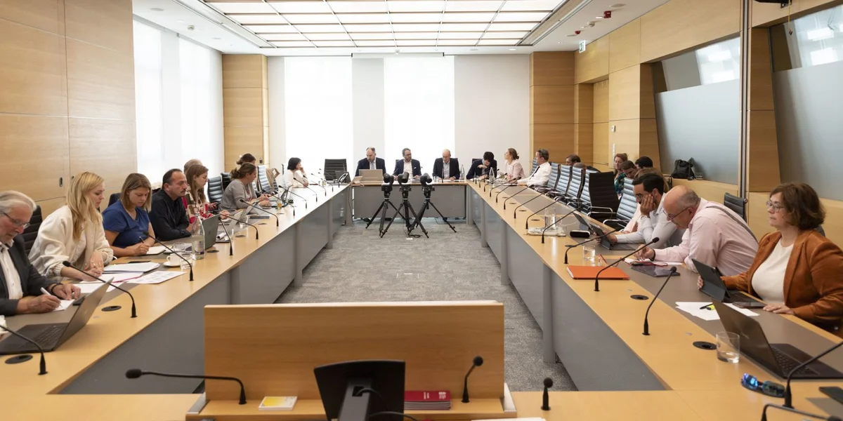 Eng Sitzung vun der Chamber-Spezialkommissioun zur Caritas-Affär. | © Chambre des députés