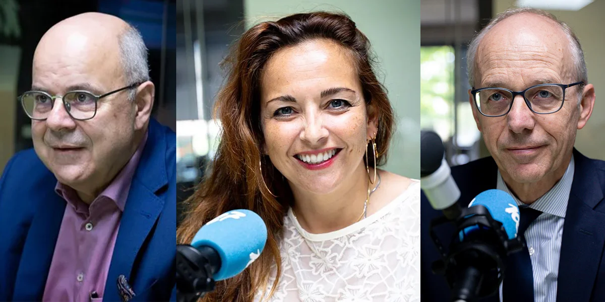 v.l.n.r. Marc Spautz, Nora Back, Luc Frieden