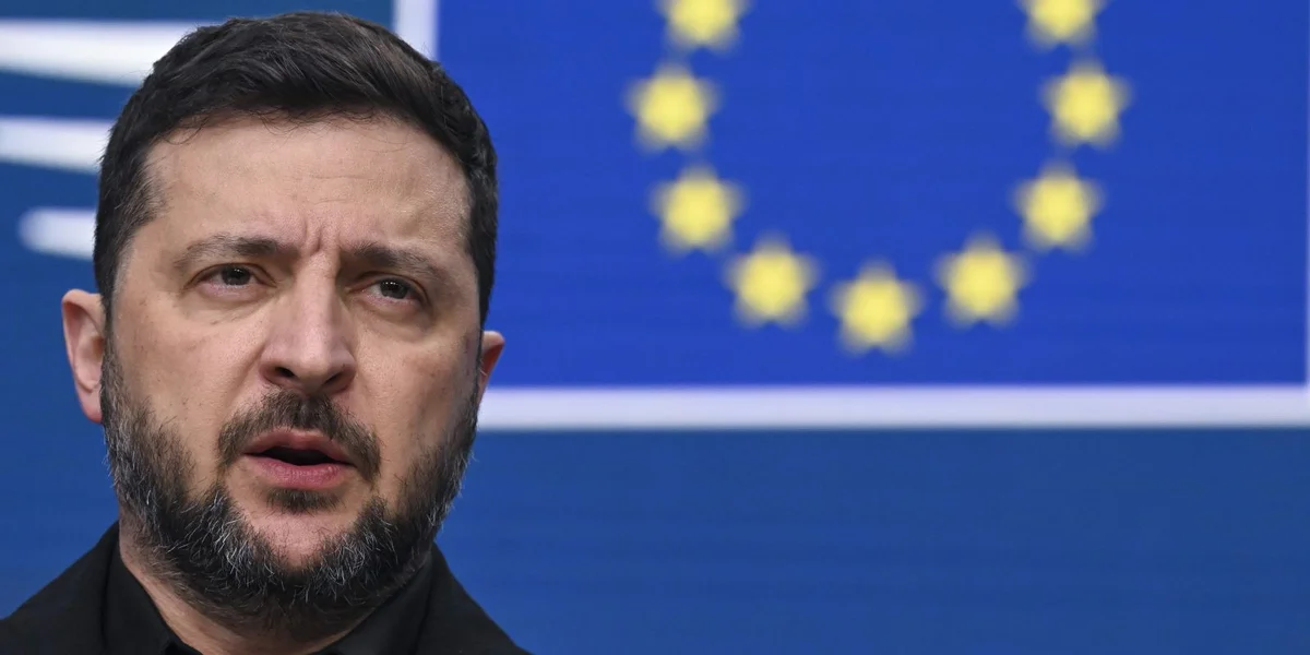 Den ukrainesche President Wolodymyr Selenskyj um EU-Sommet (Archiv) | © European Union