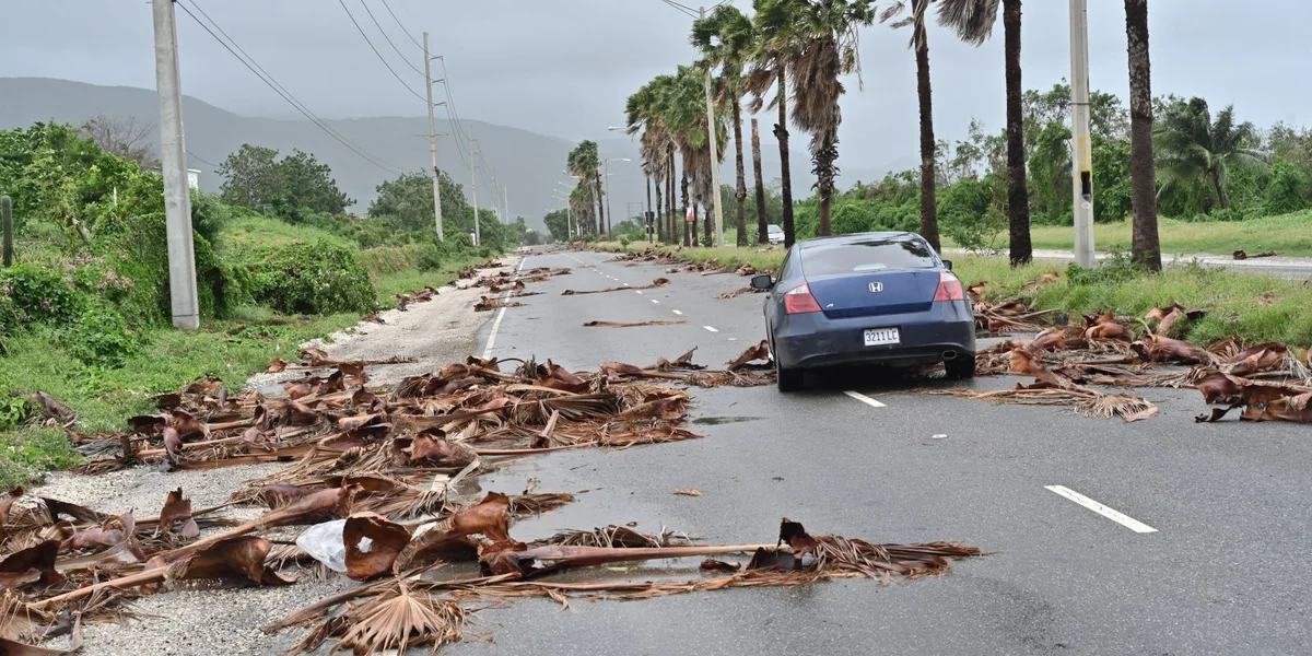 Hurrikan Melissa hannerléisst grousse Schued op Jamaika | © EPA/Rudolph Brown