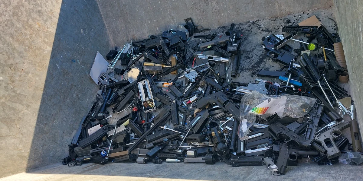 Munitioun a Recyclingzenter | © Police Luxembourg 