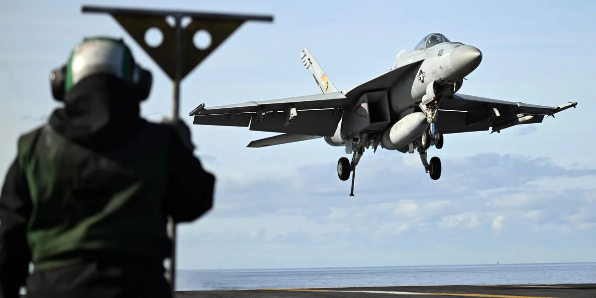 D'USS Gerald Ford. | © picture alliance/dpa | Federico Gambarini