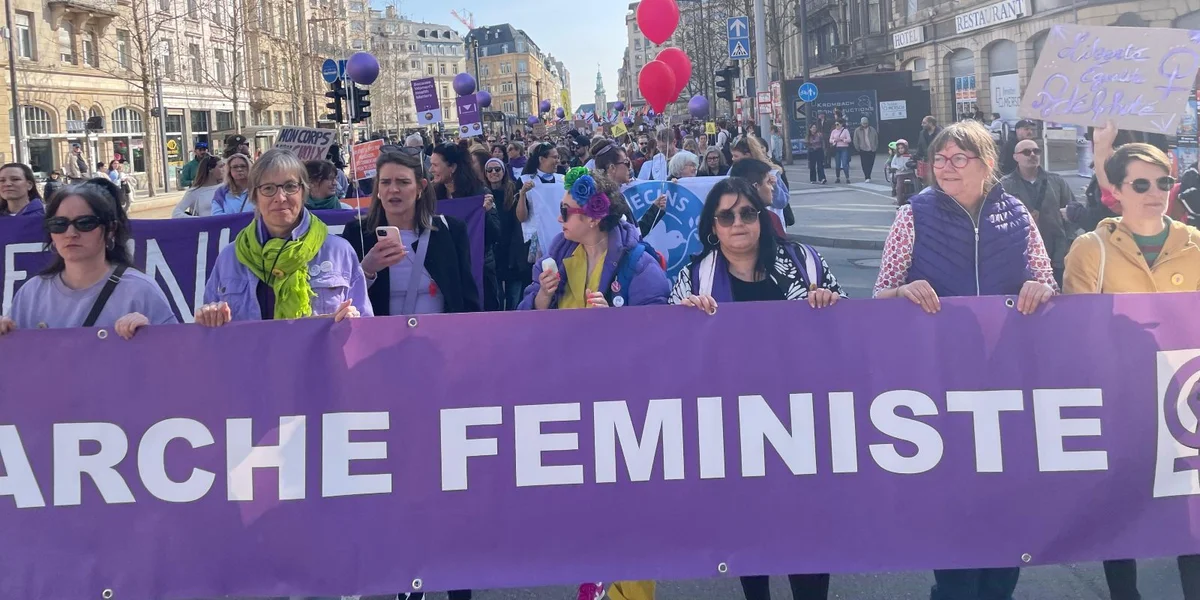Fraegesondheet am Fokus vun der Marche féministe | © Carole Schimmer
