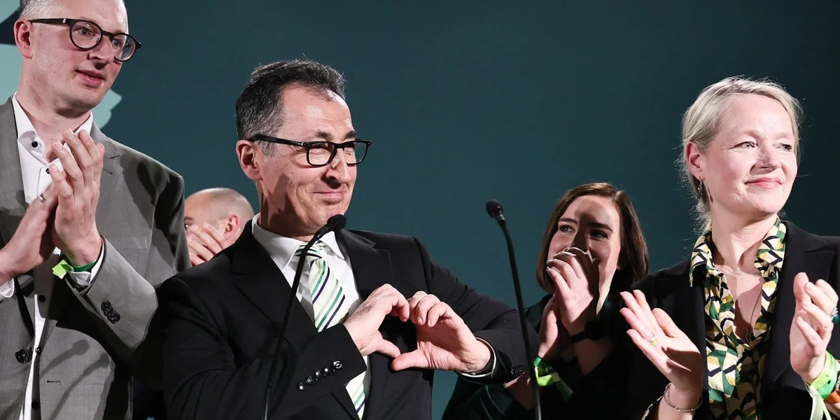 Bündnis 90/Die Grünen gewanne Landtagswal a Baden-Württemberg | © EPA/RONALD WITTEK