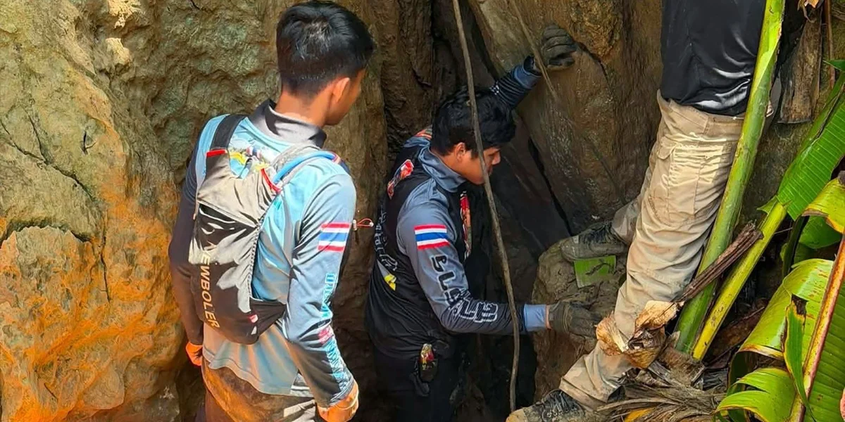 Fënnef Goldgriewer no iwwer enger Woch aus Höl am Laos gerett