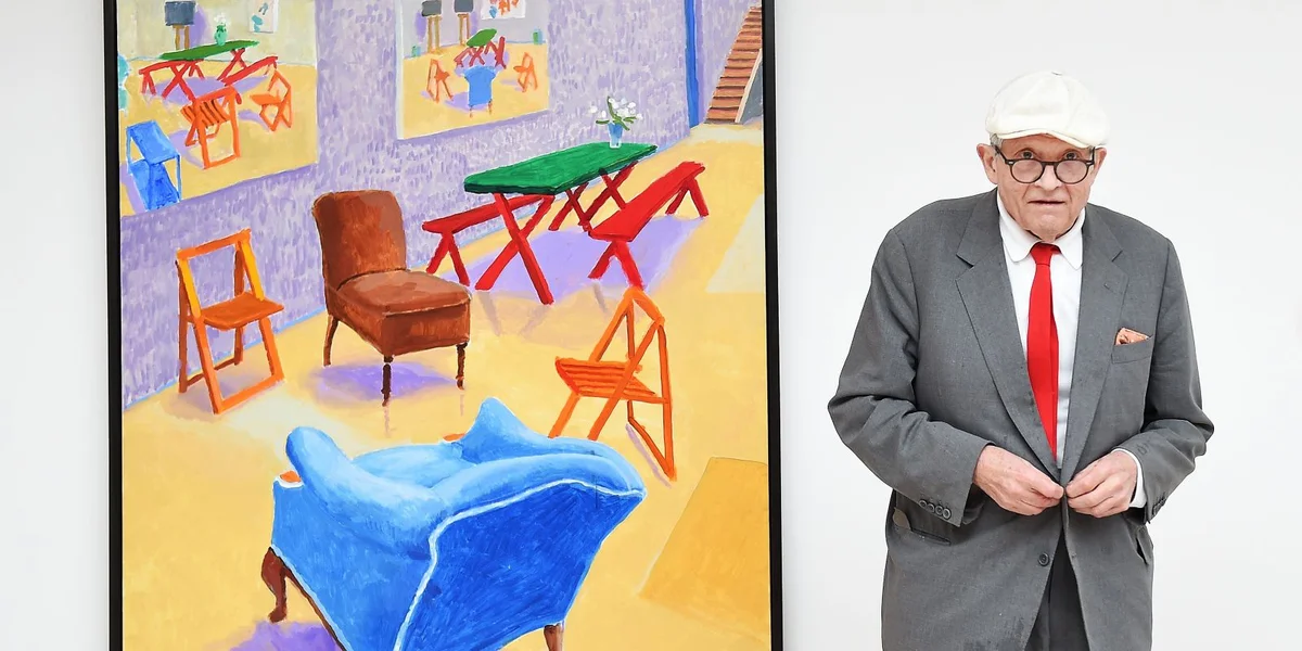 David Hockney | © EPA/ANDY RAIN