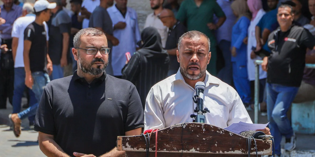 Ismail al-Thawabta, Kommunikatiounbeoptragen vun der Hamas | © EPA/HAITHAM IMAD