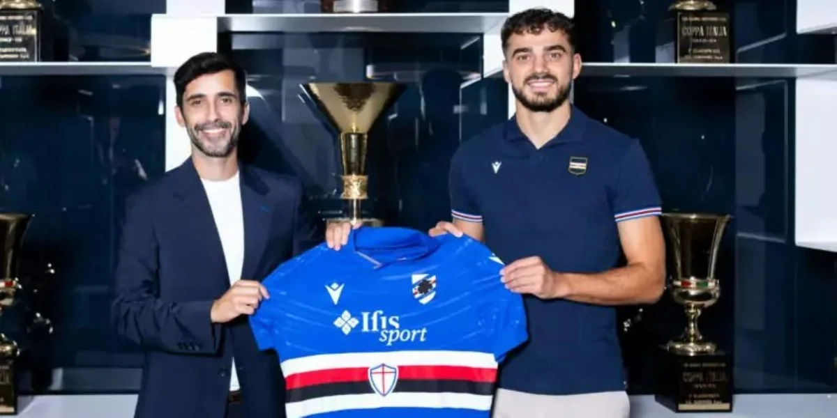 Nationalspiller Danel Sinani wiesselt an déi zweet italieenesch Divisoun | © Sampdoria Genua