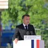 Zéng Joer nom Attentat vun Nice: Macron versprécht, d'Affer net ze vergiessen | © EPA/PHILIPPE MAGONI / POOL MAXPPP OUT