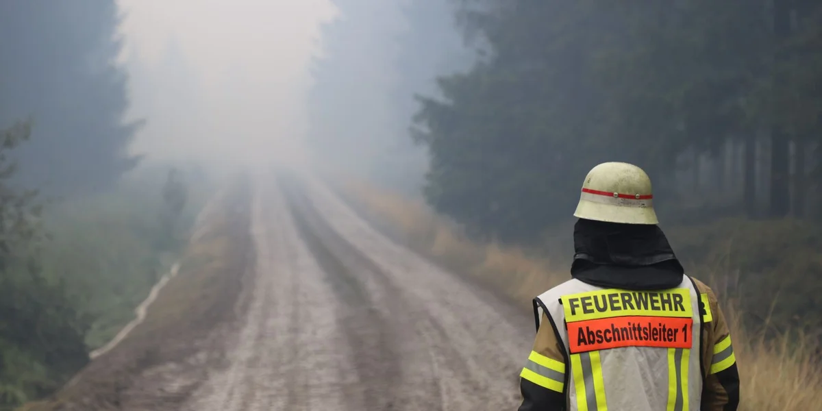 D‘Feier am Naturschutzgebitt Héije Venn an der Belsch huet sech net méi ausgebreet | © picture alliance/dpa | Sascha Thelen