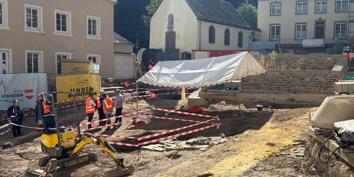 Kleng Sensatioun zu Veianen: 160 Skeletter aus dem Mëttelalter fonnt | © Paule Rodesch