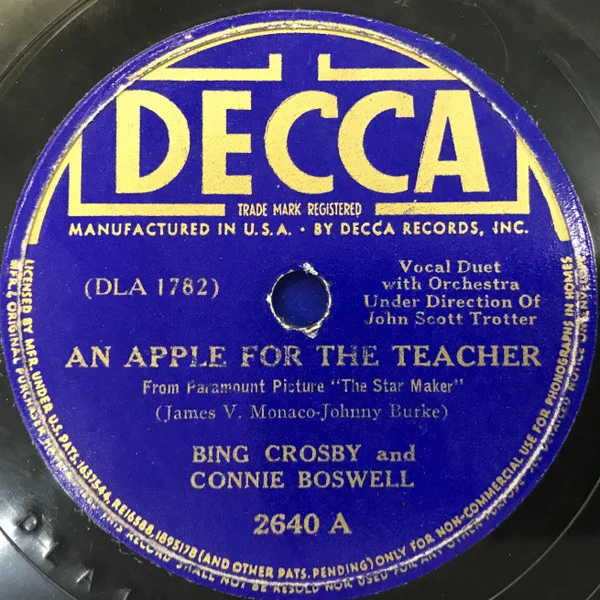 An Apple For The Teacher